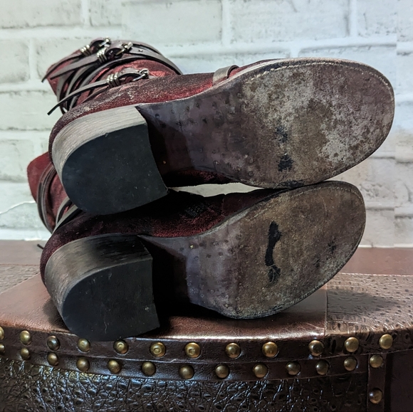 FreeBird COLIN Boot in Black Cherry size 8 - Picture 6 of 13